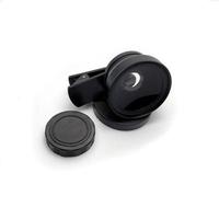 macro camera lens for smartphone isolated on white background photo