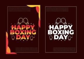 Text effect design, Happy boxing day vector