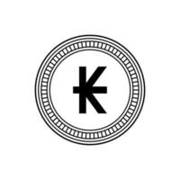 Laos Currency Icon Symbol. LAK, Laos Kip Coins . Vector Illustration