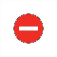 traffic sign icon logo vector design