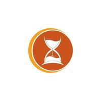 Hourglass logo vector