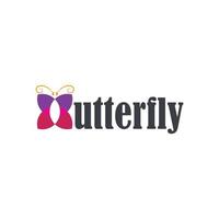logotipo vectorial de mariposa vector