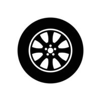 tyre icon vector design template in white background