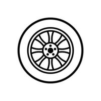 tyre icon vector design template in white background