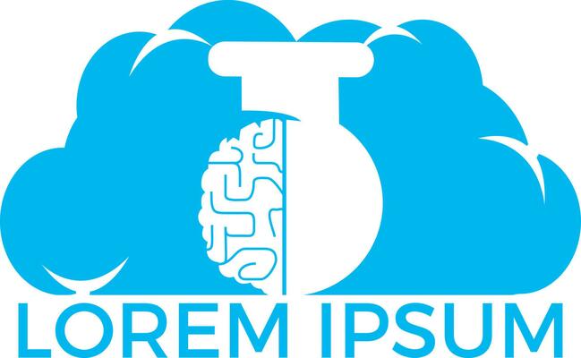 Cloud Brain lab logo design.