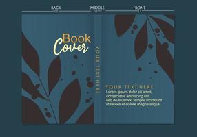 Cover book templates in botanical style. size a4. for books page design, planners,notebooks,  brochures,catalogs etc. vector