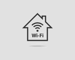 icono de wi-fi gratis. símbolo de vector wifi de zona de conexión. señal de ondas de radio.