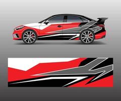 abstract Racing graphic vector for sport car wrap design