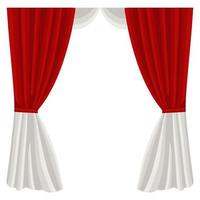 curtain decoration vector