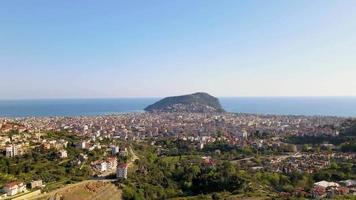 alanya 2022 antalya antenn stad med hav video