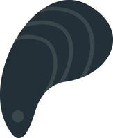 Mussel Flat Icon vector