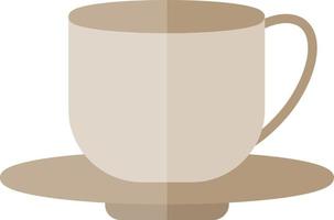 icono plano de té vector