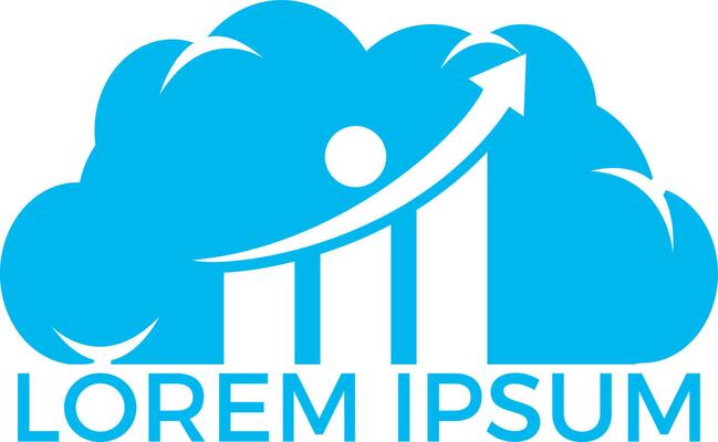 Cloud Business Finance professional logo template.