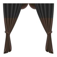 curtain decoration vector