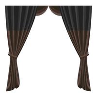 curtain decoration vector