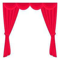 curtain decoration vector