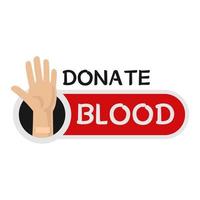 donate blood day vector