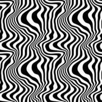Seamless vector pattern with groovy psychedelic weaves.  Abstract weaves seamless vector pattern. Hippie background with waves, psychedelic groovy texture.
