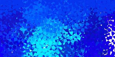 Dark pink, blue vector background with triangles.