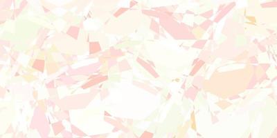 Light Pink, Green vector texture with random triangles.