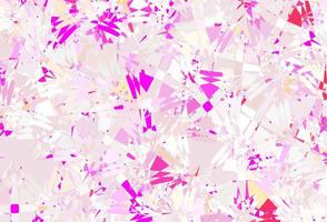 Light Pink vector pattern with polygonal shapes.