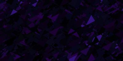 Dark purple vector layout with triangle forms.