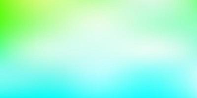 Light blue, green vector gradient blur template.