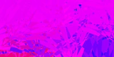 Light Pink, Red vector background with polygonal forms.