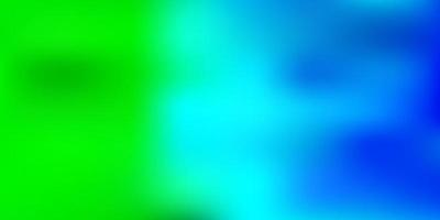 Light blue, green vector abstract blur background.