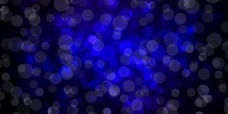 Dark Blue, Red vector background with spots.