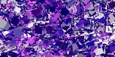 Light Purple vector layout with triangle forms.