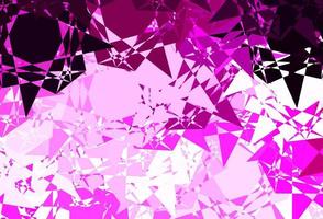 Light Pink vector layout with triangle forms.