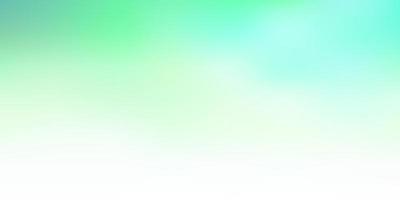 Light blue, green vector blur layout.