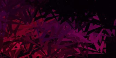 Dark purple vector background with polygonal forms.