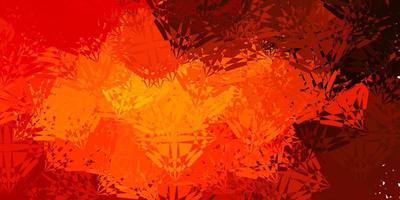 Light Orange vector texture with random triangles.