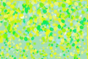 Light Green, Yellow vector template with bent lines.