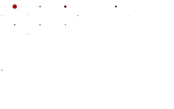 Light Red vector template with circles.