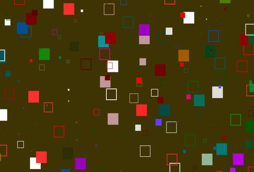 Light Multicolor, Rainbow vector backdrop with lines, rectangles.