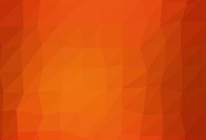 Light Orange vector polygonal pattern.