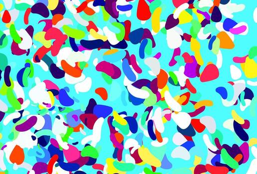 Light Multicolor, Rainbow vector backdrop with abstract shapes.