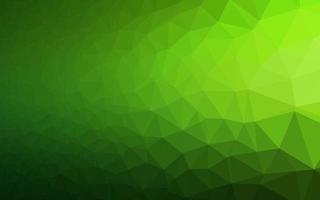 Light Green vector abstract mosaic background.