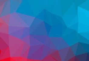 Light Blue, Red vector polygonal pattern.