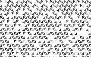 Light Silver, Gray vector seamless background with triangles.