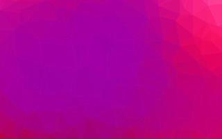 cubierta de mosaico de triángulo vectorial de color púrpura claro y rosa. vector