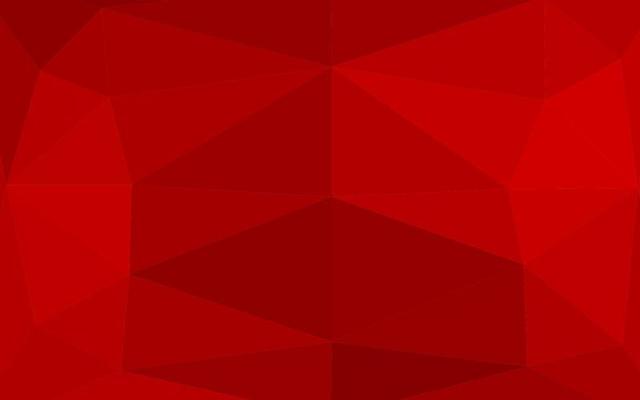 Light Red vector polygon abstract backdrop.