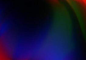 Dark Multicolor, Rainbow vector abstract blurred background.