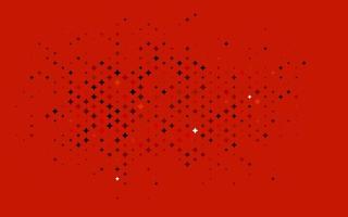 textura de vector rojo claro con hermosas estrellas.