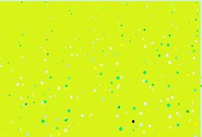 Light Green, Yellow vector texture in poly style with circles, cubes.