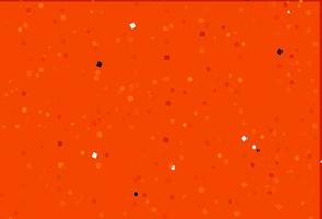 Light Orange vector texture in poly style with circles, cubes.