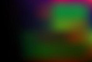 Dark Multicolor, Rainbow vector blurred and colored background.